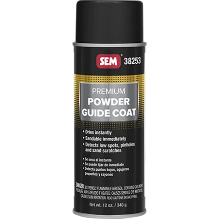 38253 – SEM PRODUCTS Paint, Used To Identify Low Spots/ Pinholes/ Surface Defects While Sanding Primer Dry Powder Bla...